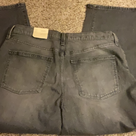 UNIVERSAL THREAD Vintage Straight Black Button Fly Jeans Size 14 NWT LAST PAIR - Picture 3 of 4